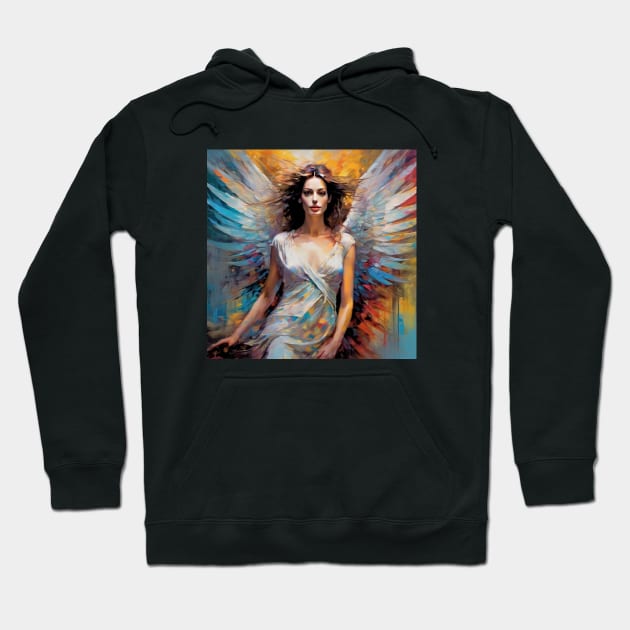 Anne Hathaway as an angel Hoodie by bogfl